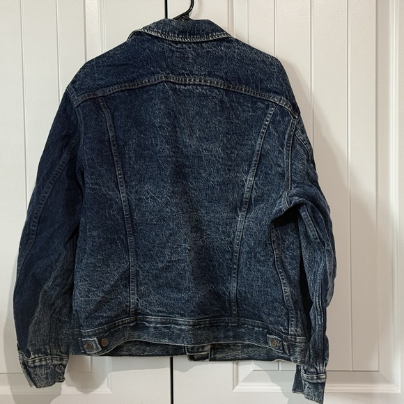 Lee‎ Riders USA Acid Wash Denim Jacket Large Vintage 80s 90s 220-8548 - Picture 3 of 8